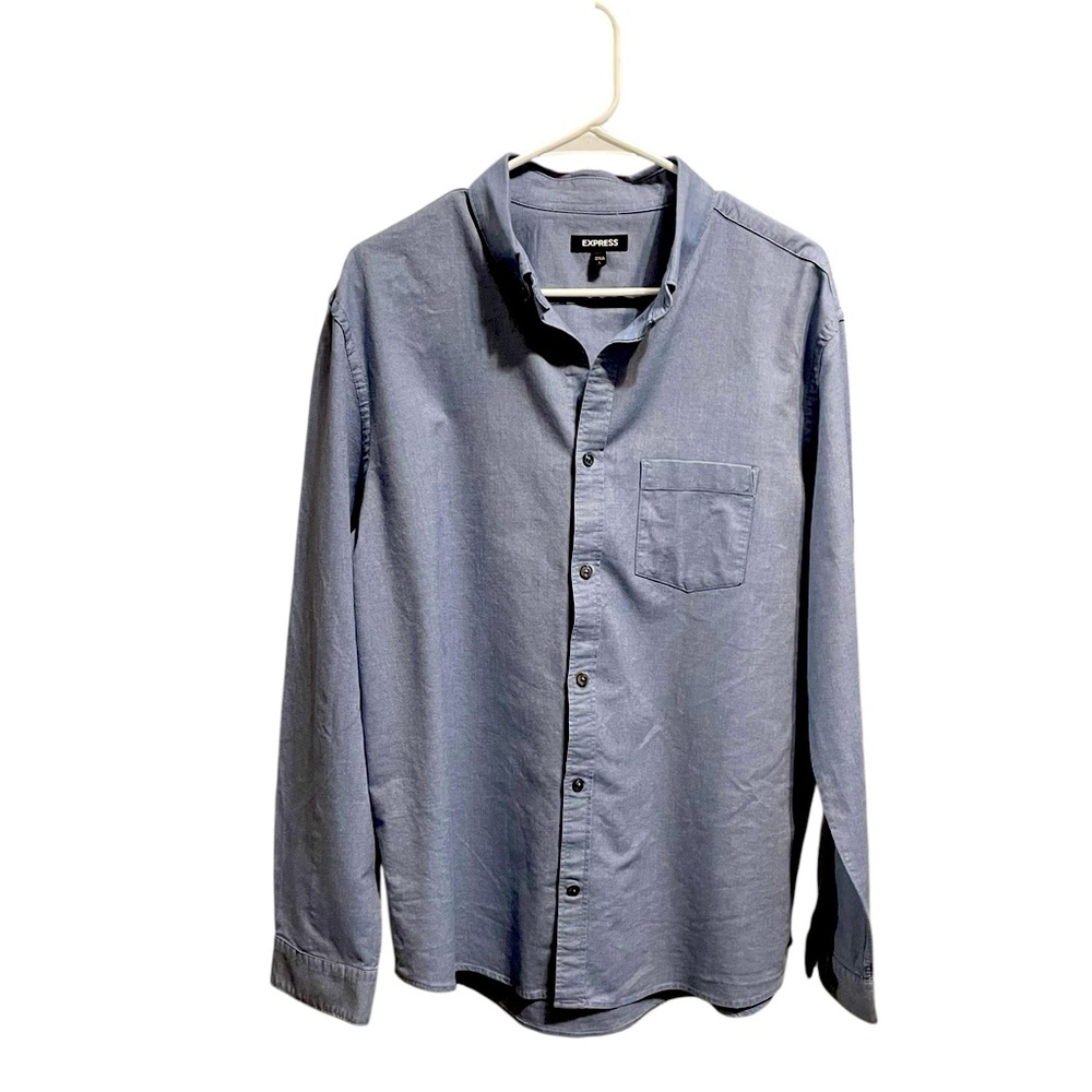 Express Chambray Button Up